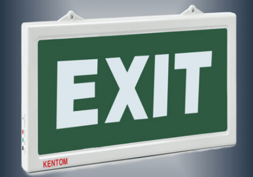 Đèn exit kentom kt-610 (treo tường 1 mặt)