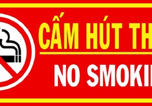 BẢNG CẤM HÚT THUỐC